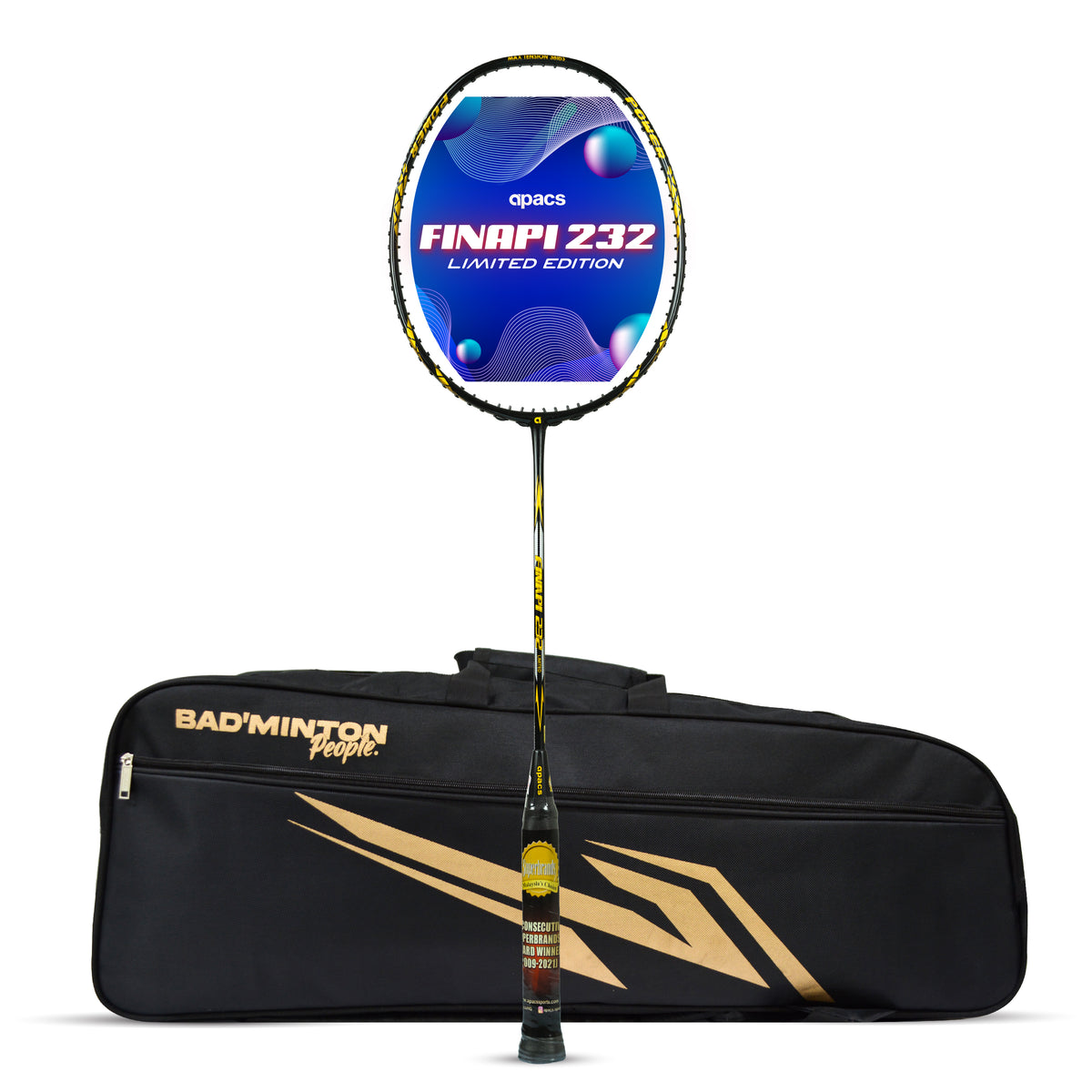 Apacs Finapi 232 Limited Badminton Racket + Kitbag Combo – Badminton People